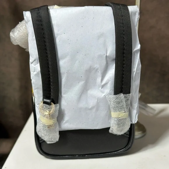 Coach Mini Court Backpack Bag Charm With Floral Print - Picture 4 of 6